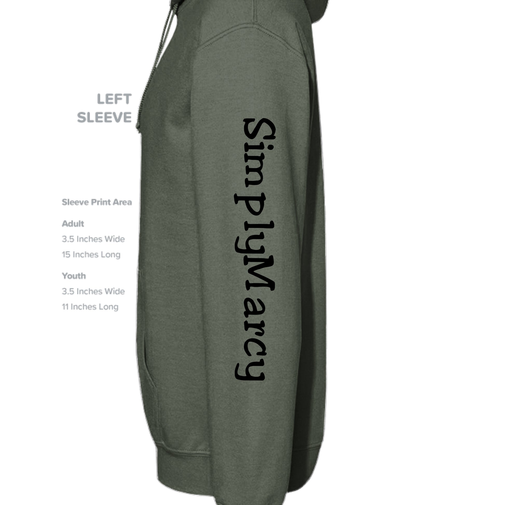 MILITARY GREEN - SLEEVE_LEFT